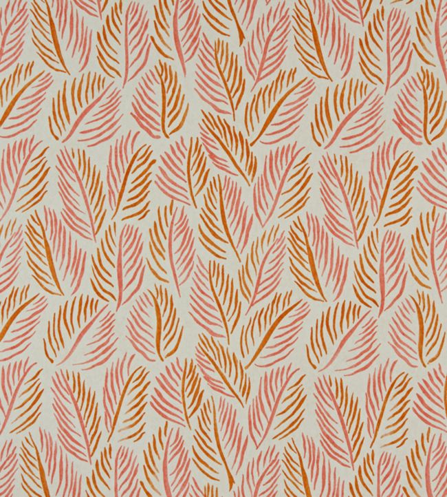 Armature Feuilles Wallpaper - Apricot - Christopher Farr Cloth - CFW110 - 01 - Premier Wallcovering