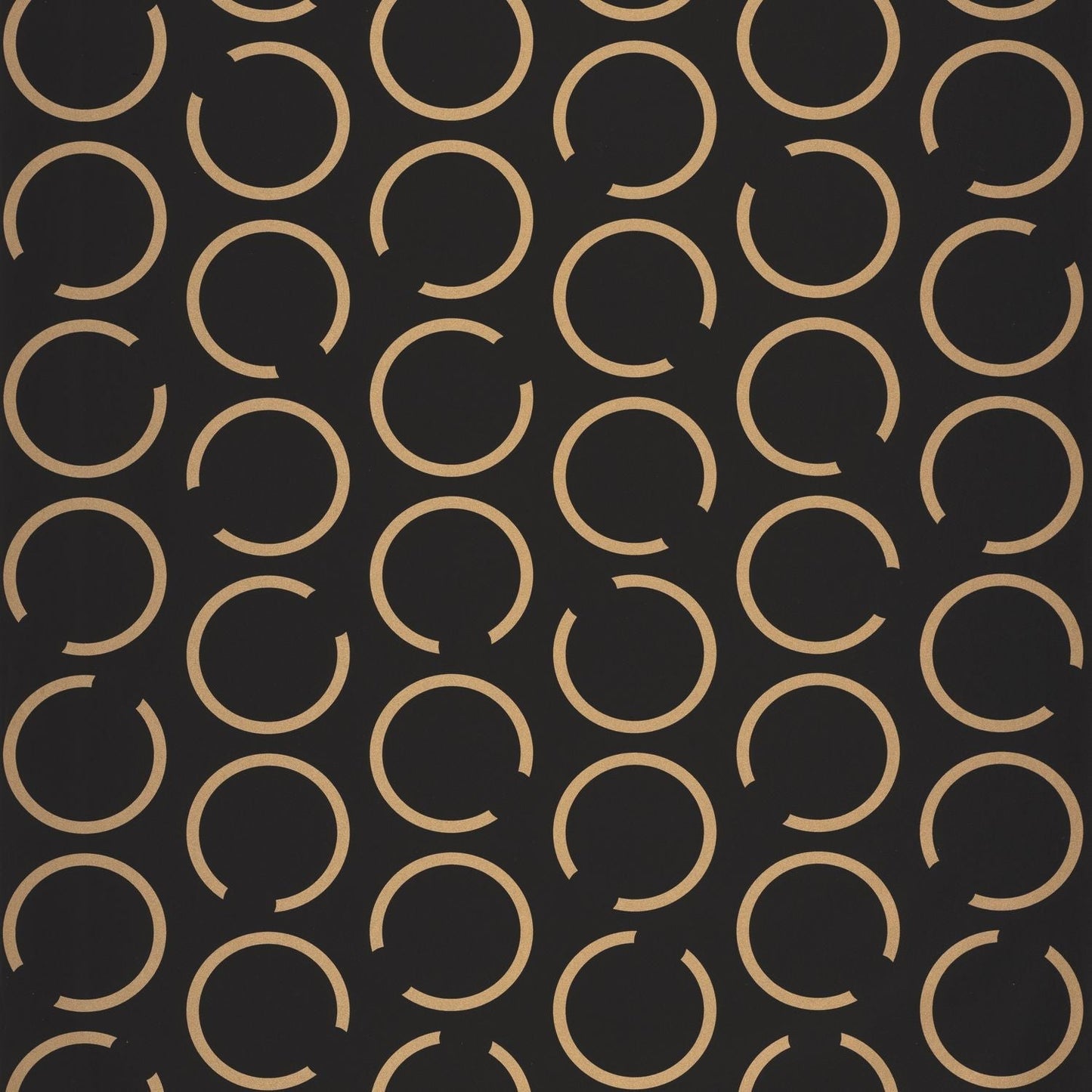 Around The Clock Wallpaper - Noir - Caselio - 102909028 - Premier Wallcovering