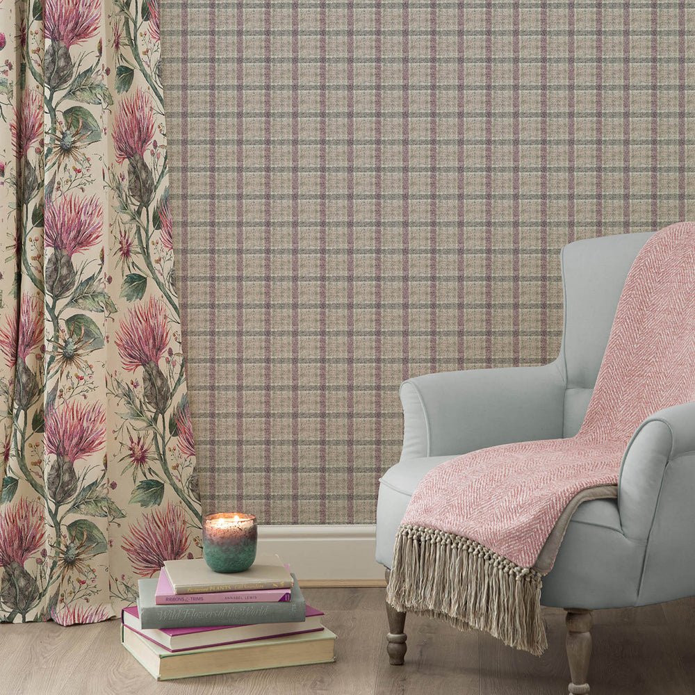 Arrochar Wallpaper - Heather - Voyage Maison - ARROCHA/WPO/HEA - Premier Wallcovering