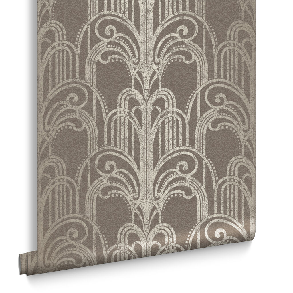 Art Deco Wallpaper - Natural - Graham & Brown - 105921 - Premier Wallcovering