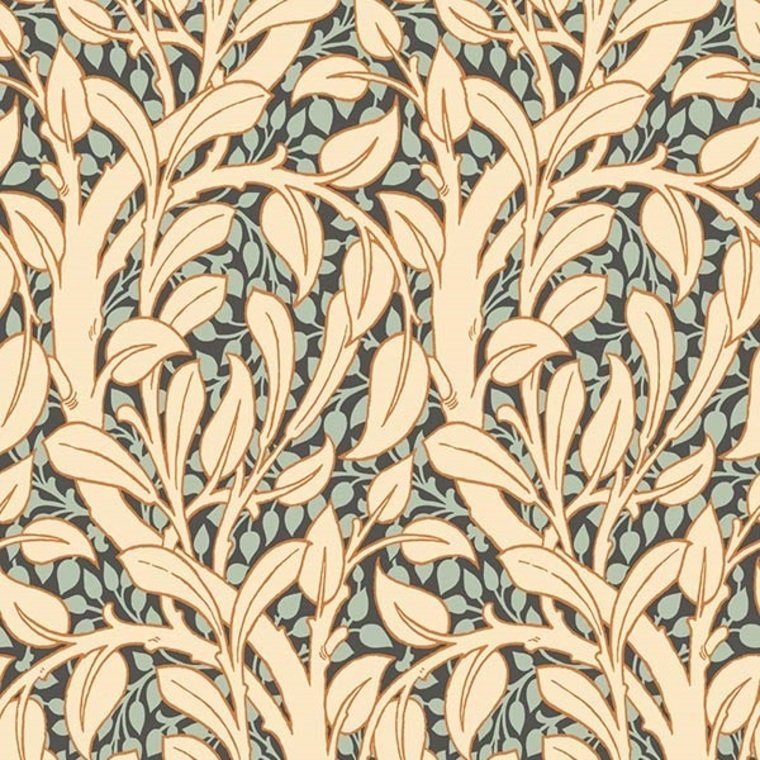 Art Nouveau Heritage Wallpaper - Beige - K & K - 600726 - Premier Wallcovering