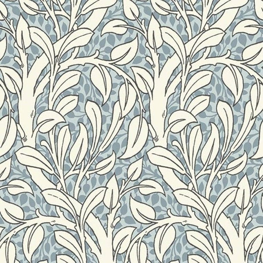 Art Nouveau Heritage Wallpaper - Blue - K & K - 600725 - Premier Wallcovering