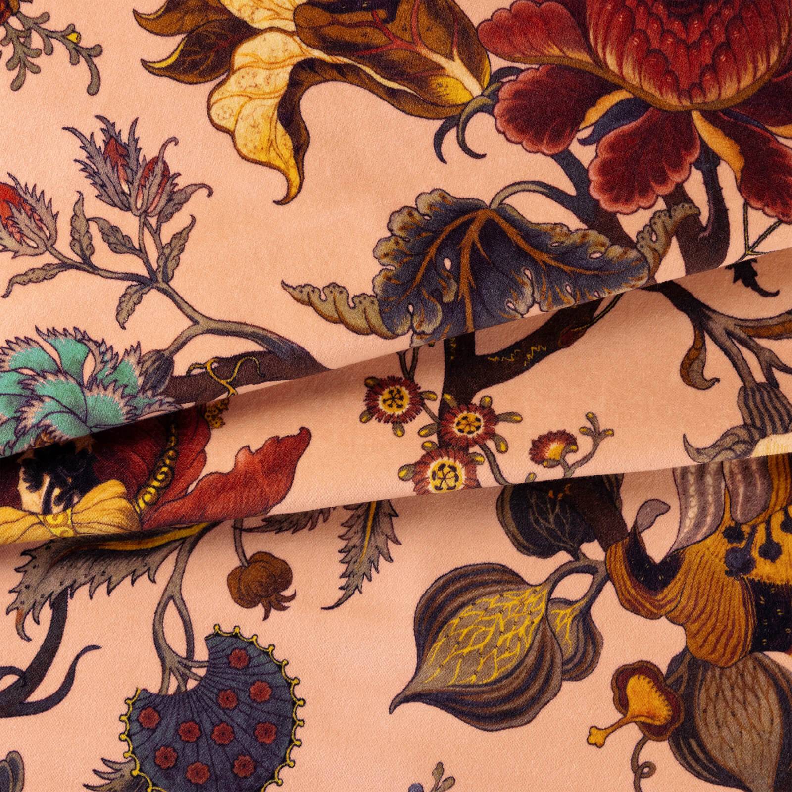 Artemis Organic Velvet Fabric - Blush - House of Hackney - 1-FA-ART-OV-BLS-XXX-XXX - Premier Wallcovering