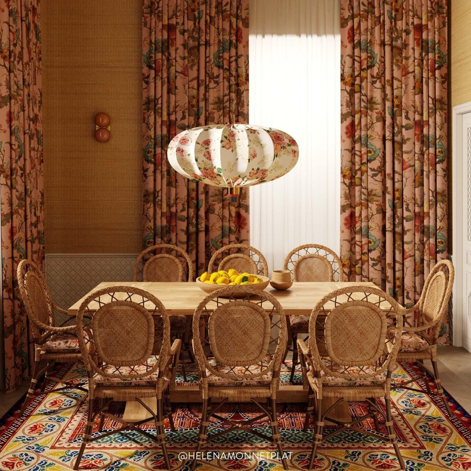 Artemis Velvet Fabric  -  Blush - House of Hackney - 1-FA-ART-VE-BLS-XXX-XXX - Premier Wallcovering