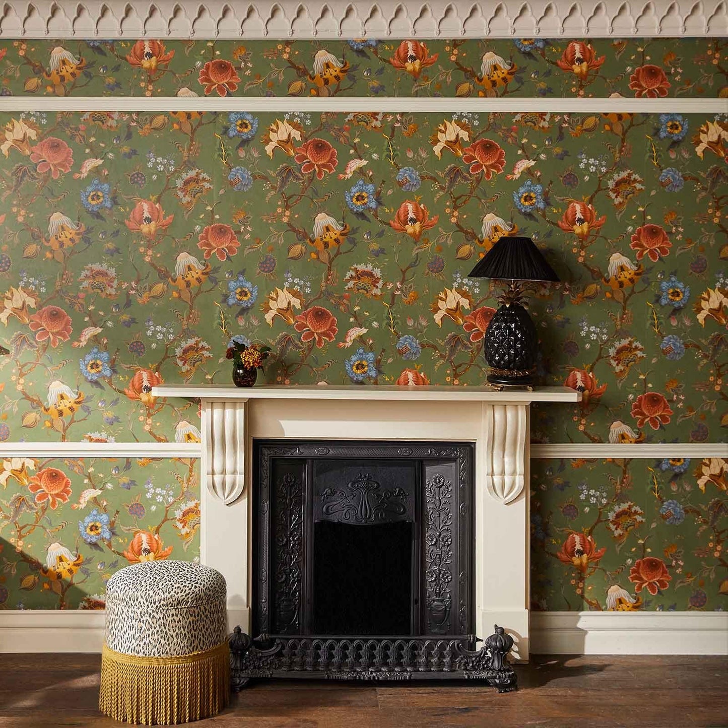 Artemis Wallpaper - Moss Green - House of Hackney - 1 - WA - ART - DI - MOS - XXX - Premier Wallcovering