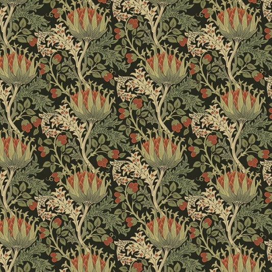 Morris Collections - 1113 - Artichoke Wallpaper - Heather Light Green - Premier Wallcovering