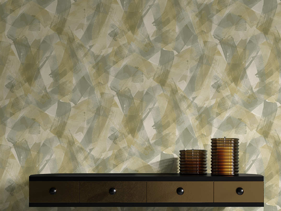 Artistry Wallpaper - Green / Beige - Holden Décor - 36322 - Premier Wallcovering