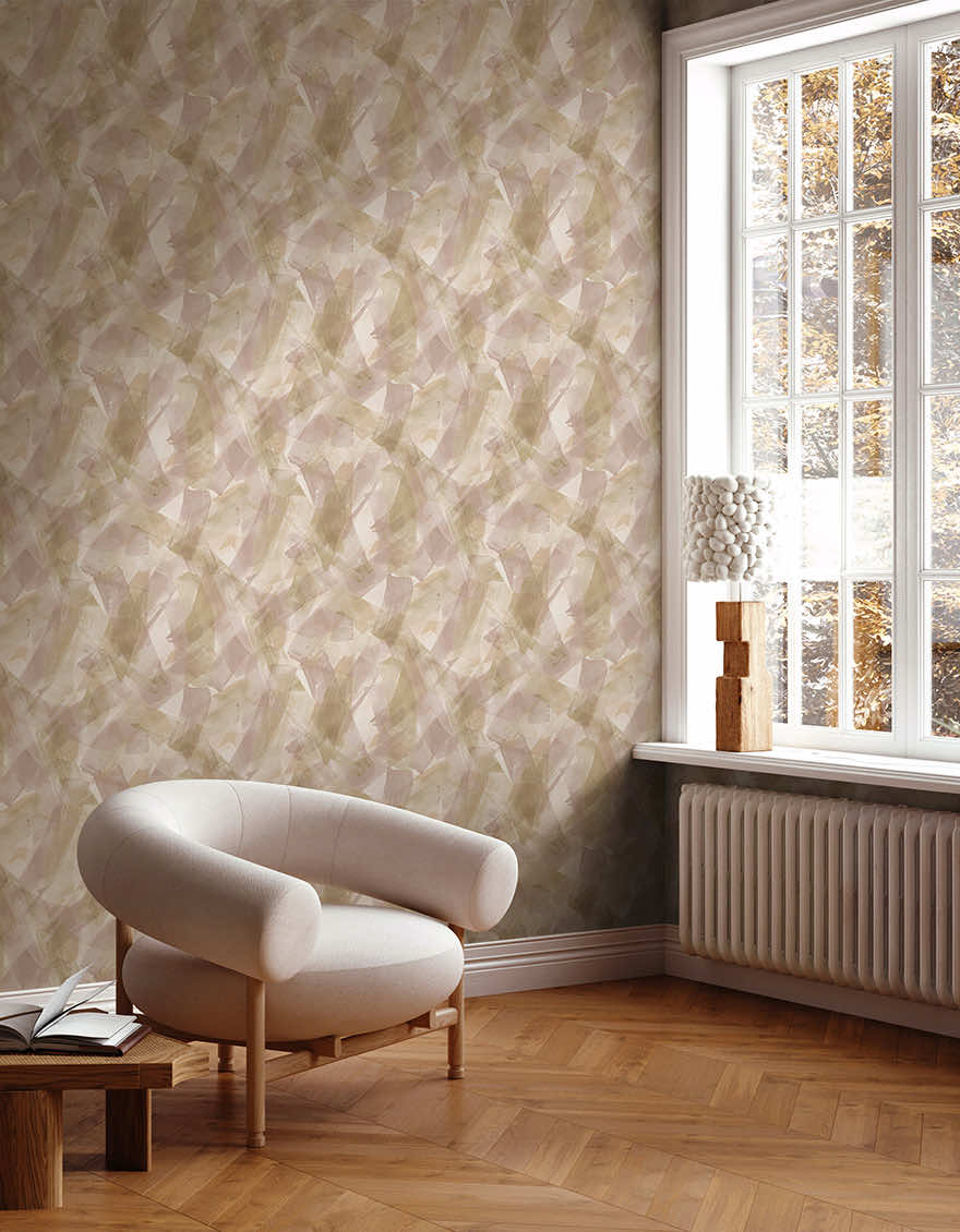 Artistry Wallpaper - Blush / Coral - Holden Décor - 36321 - Premier Wallcovering