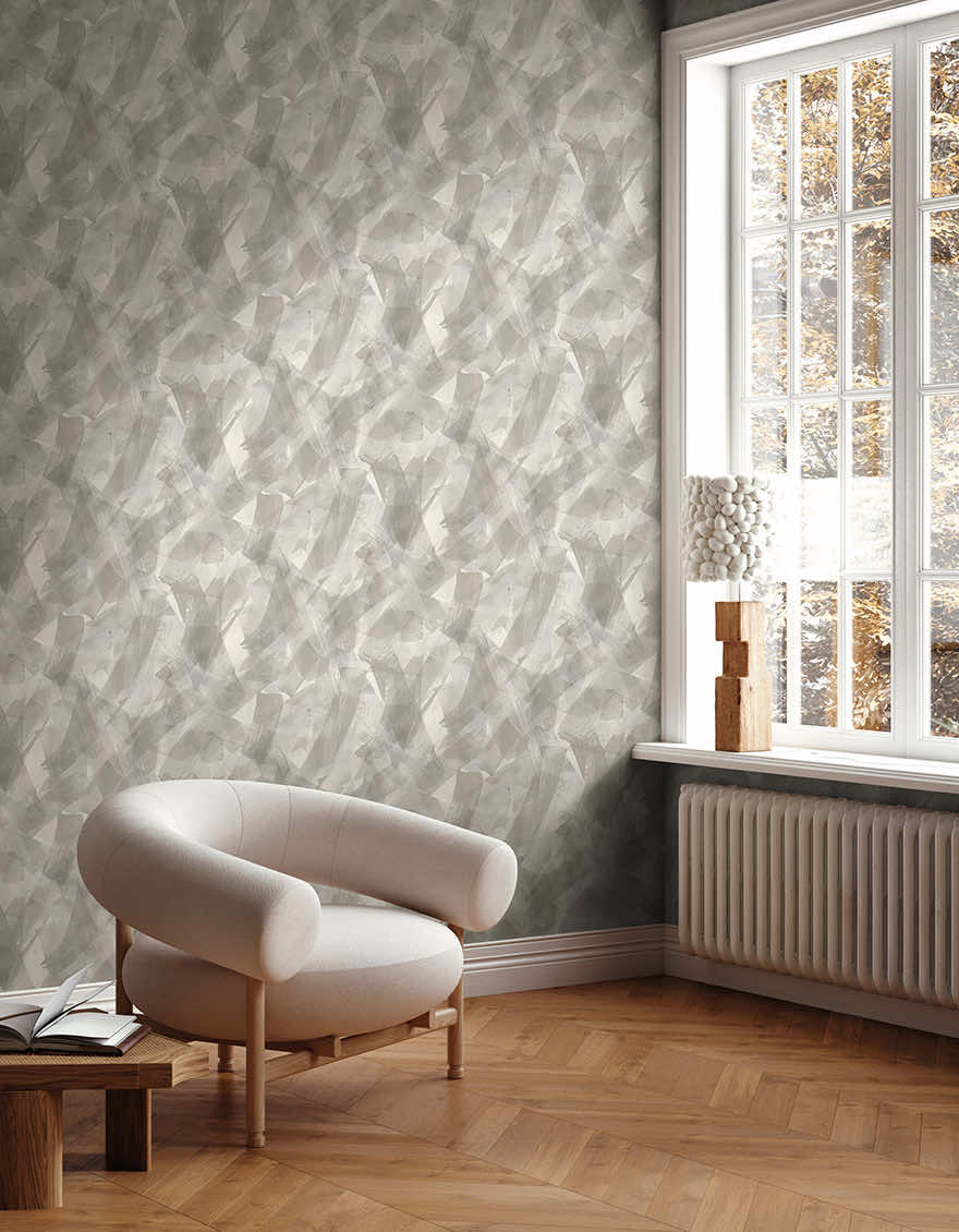 Artistry Wallpaper - Grey / Dove - Holden Décor - 36323 - Premier Wallcovering