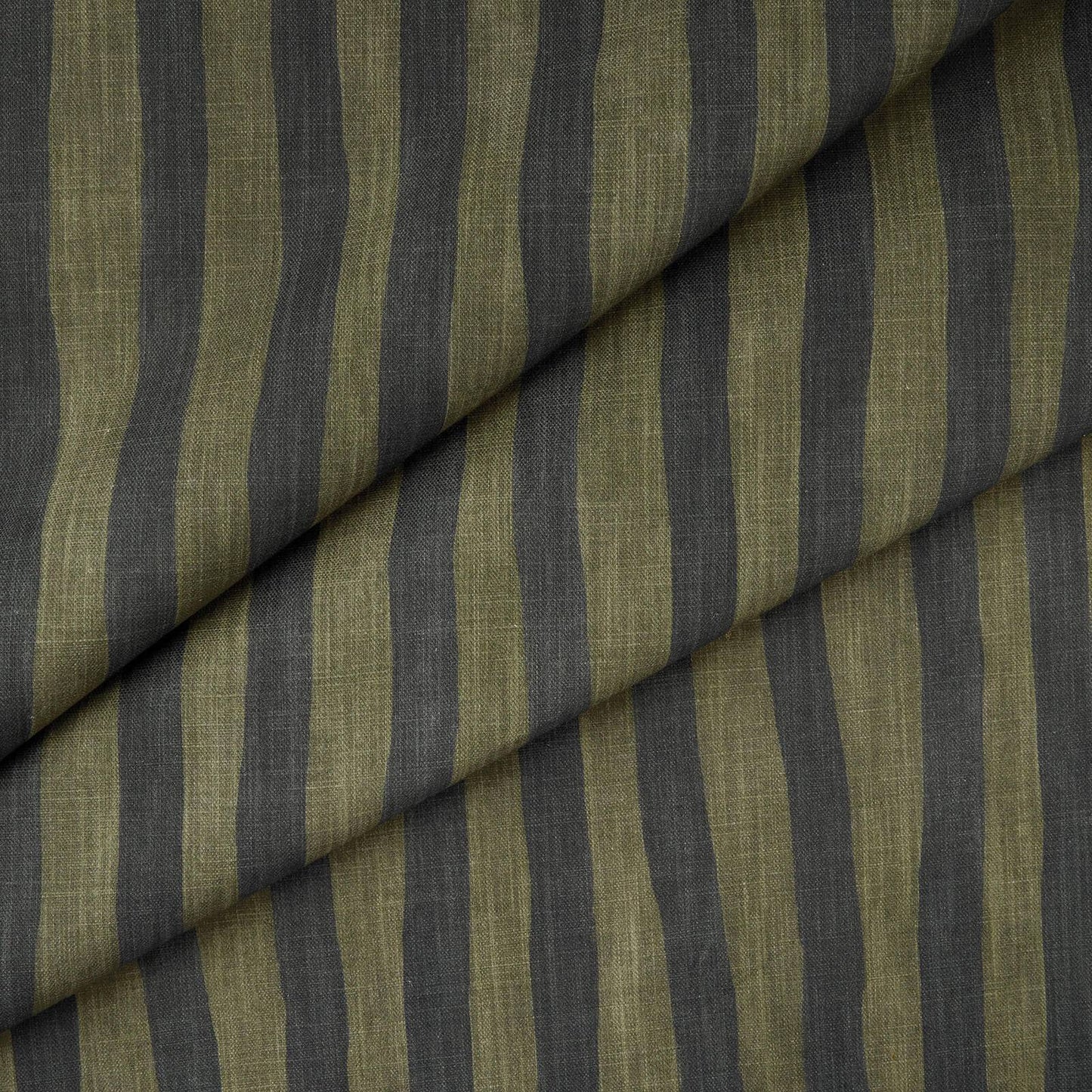 Artist's Stripe Cotton Linen Fabric - Laurustine & Galaxias - House of Hackney - 1-FA-ATS-CL-LAG-XXX-XXX - Premier Wallcovering