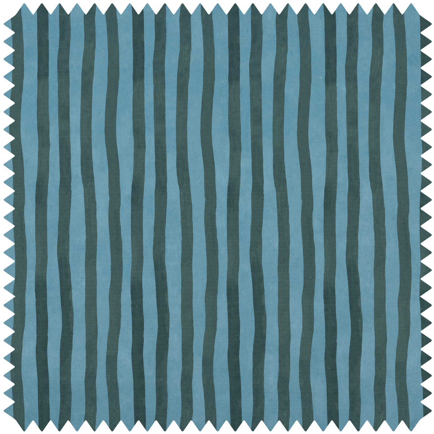 Artist's Stripe Recycled Performance Fabric - Spruce & Sky - House of Hackney - 1-FA-ATS-RP-SPS-XXX-XXX - Premier Wallcovering
