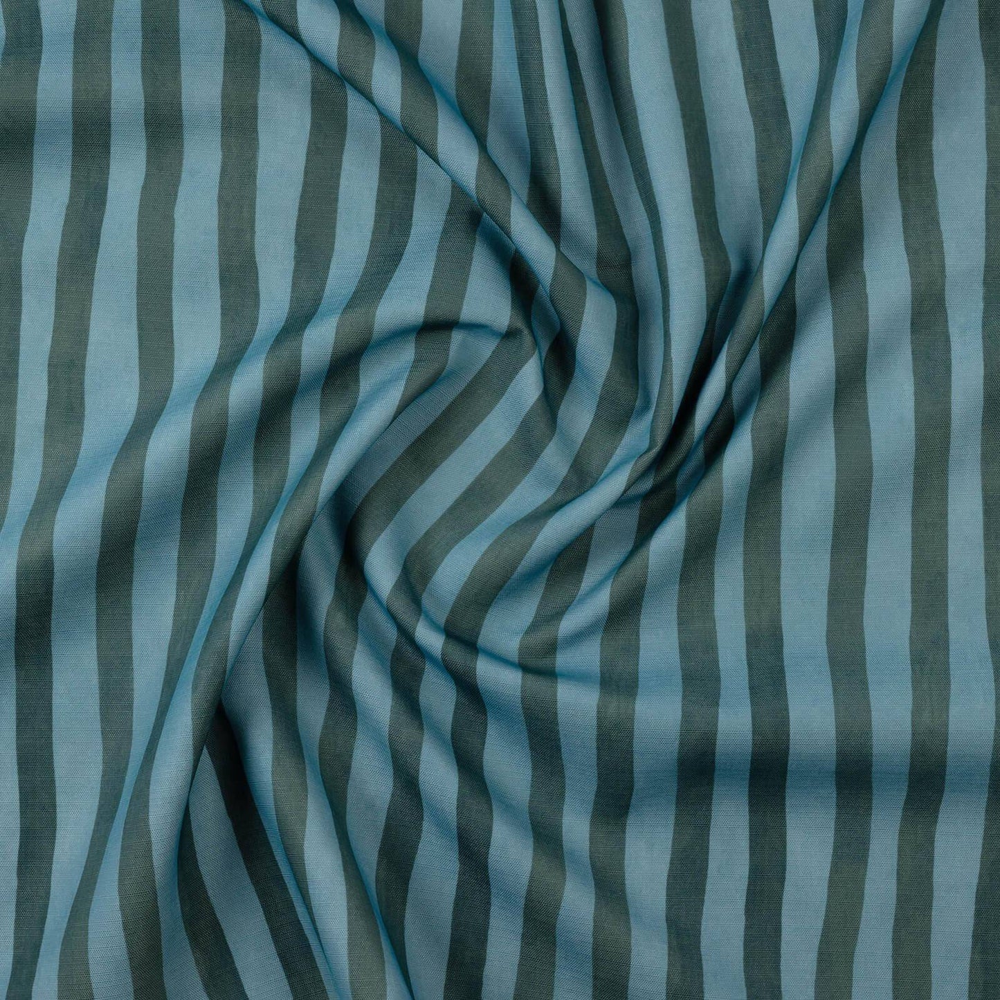 Artist's Stripe Recycled Performance Fabric - Spruce & Sky - House of Hackney - 1-FA-ATS-RP-SPS-XXX-XXX - Premier Wallcovering