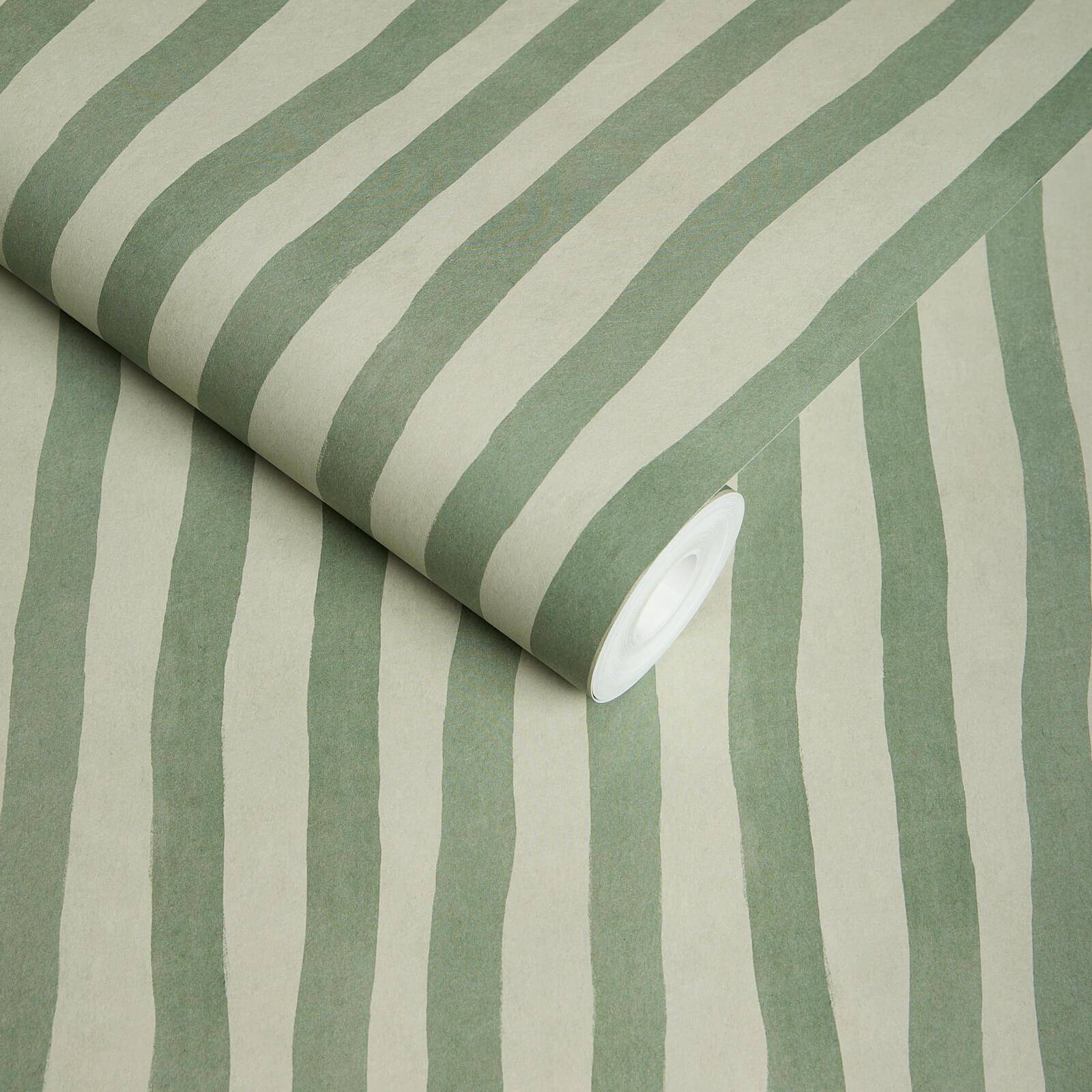 Artist's Stripe Wallpaper - Opal - House of Hackney - 1-WA-ATS-DI-MYO-XXX - Premier Wallcovering
