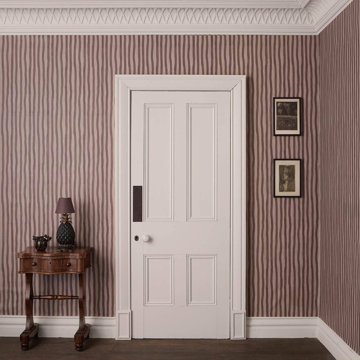 Artist's Stripe Wallpaper - Carnelian - House of Hackney - 1-WA-ATS-DI-CRN-XXX - Premier Wallcovering