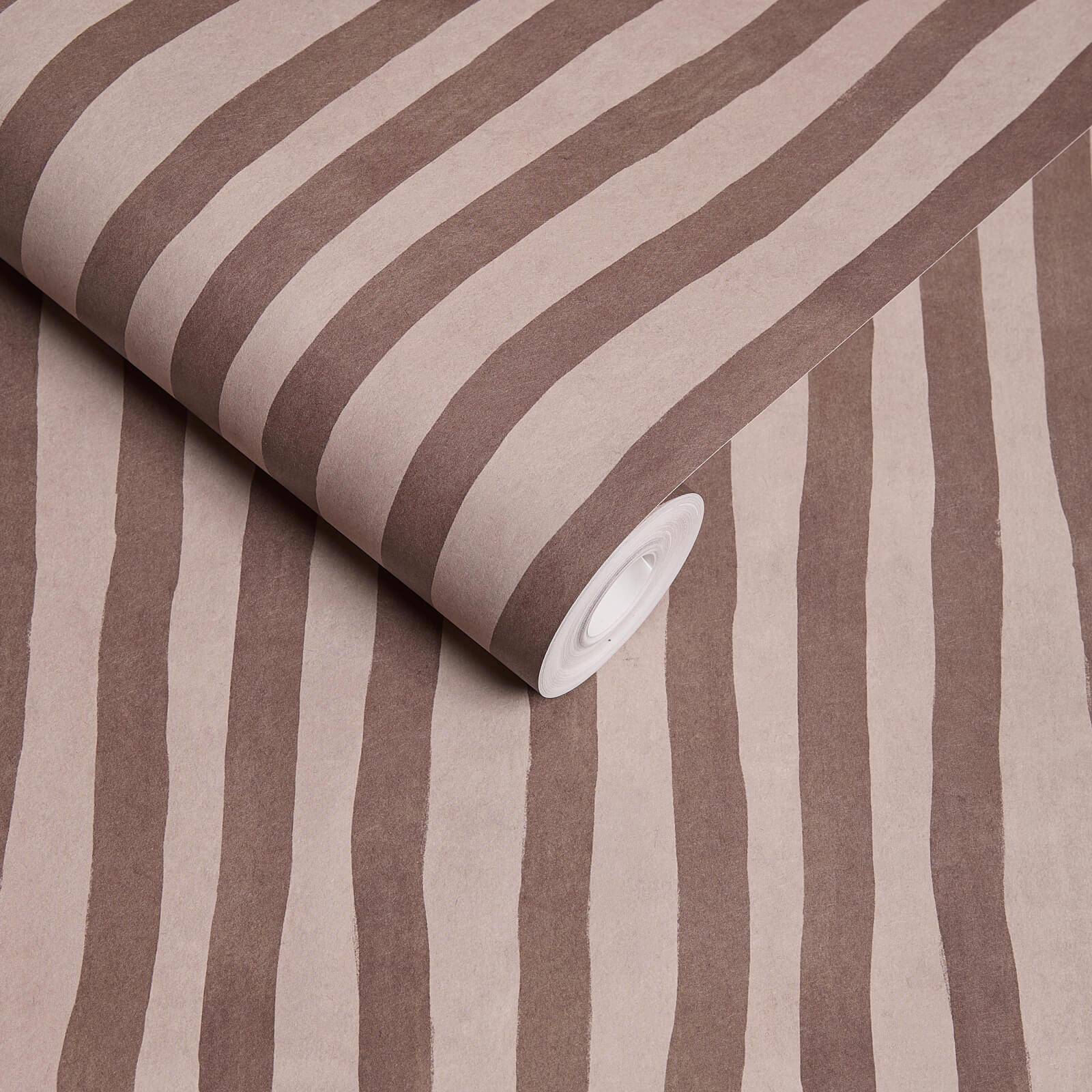 Artist's Stripe Wallpaper - Carnelian - House of Hackney - 1-WA-ATS-DI-CRN-XXX - Premier Wallcovering