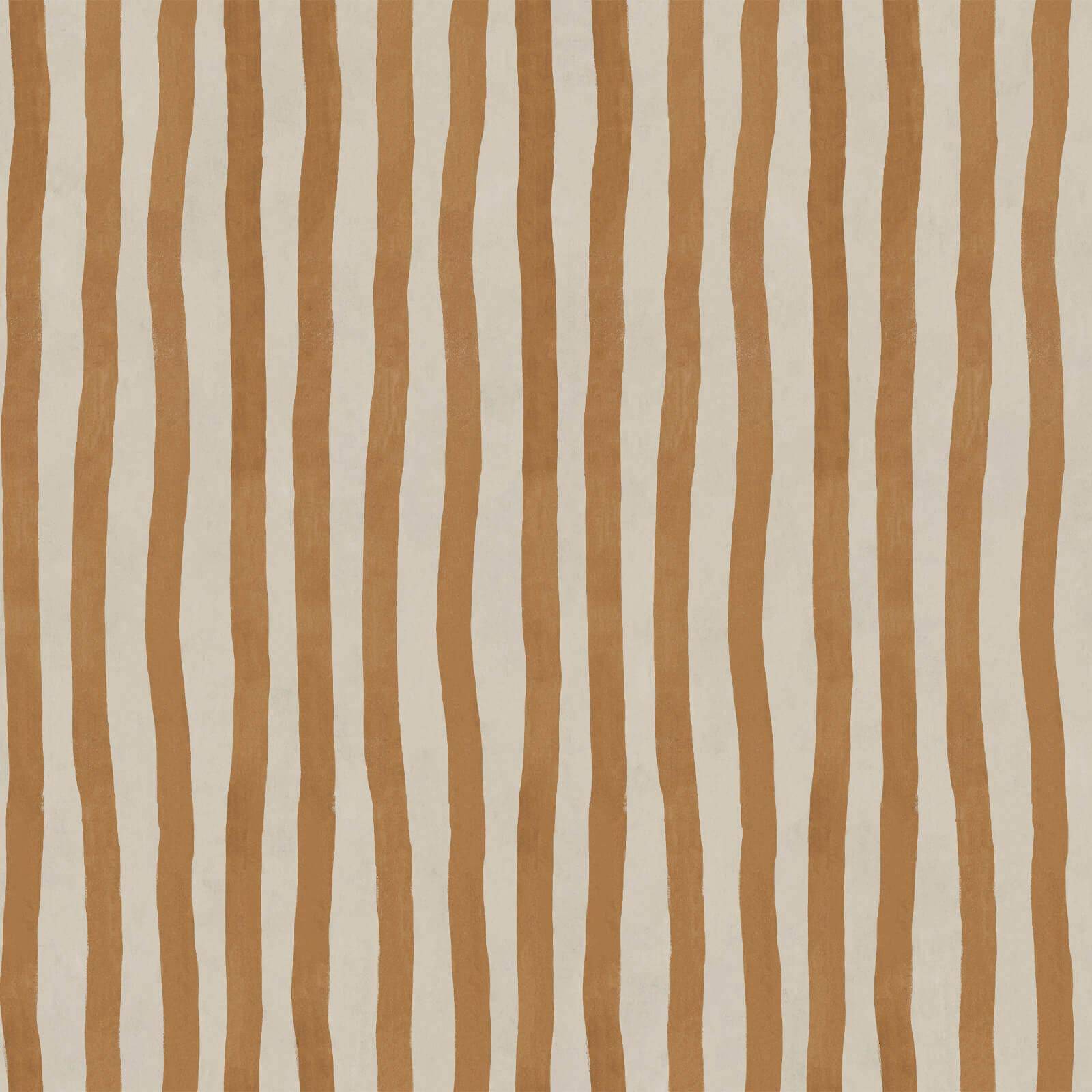 Artist's Stripe Wallpaper - Amber - House of Hackney - 1-WA-ATS-DI-AMB-XXX - Premier Wallcovering