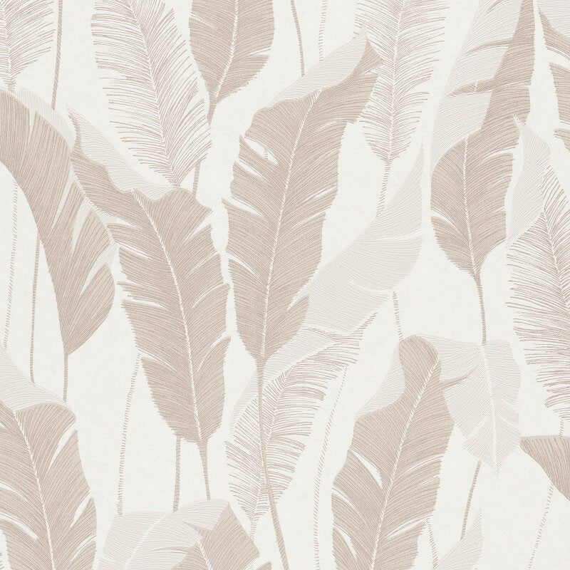 Arwen Delicate Feather Metallic Wallpaper - Beige - Erismann - 10344 - 02 - Premier Wallcovering