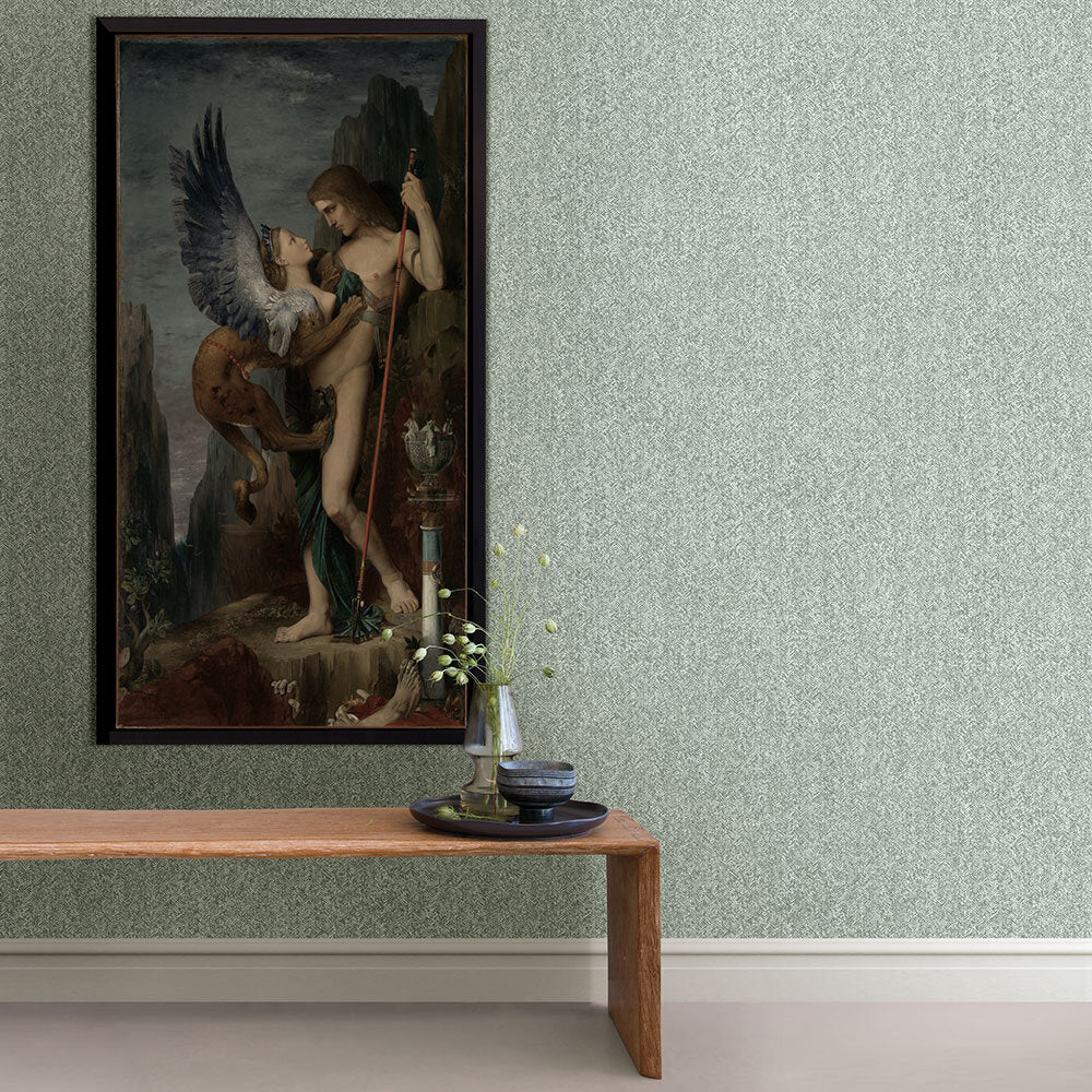 Ashbee Wallpaper - Green - A Street Prints - FD26164 - Premier Wallcovering
