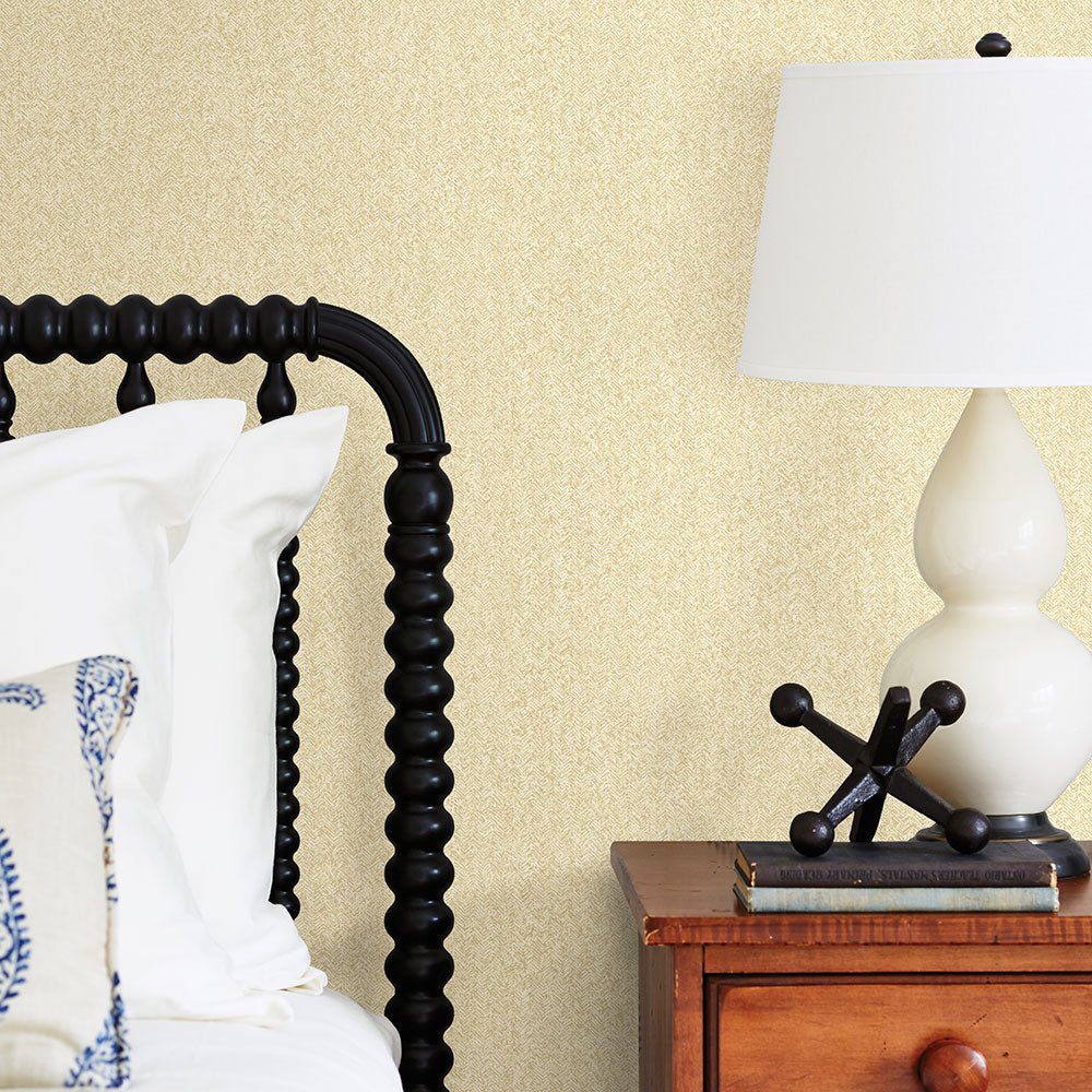 Ashbee Wallpaper - Yellow - A Street Prints - FD26162 - Premier Wallcovering