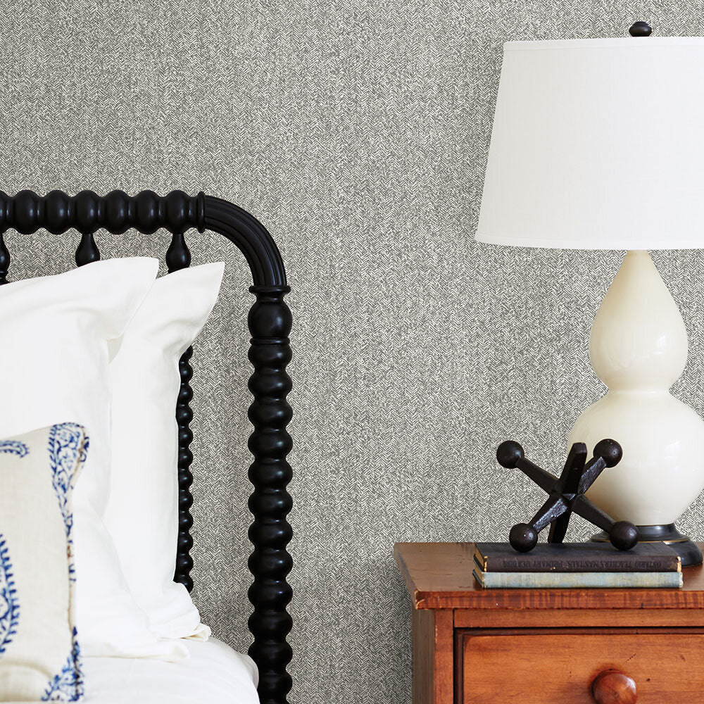 Ashbee Wallpaper - Dark Grey - A Street Prints - FD26163 - Premier Wallcovering