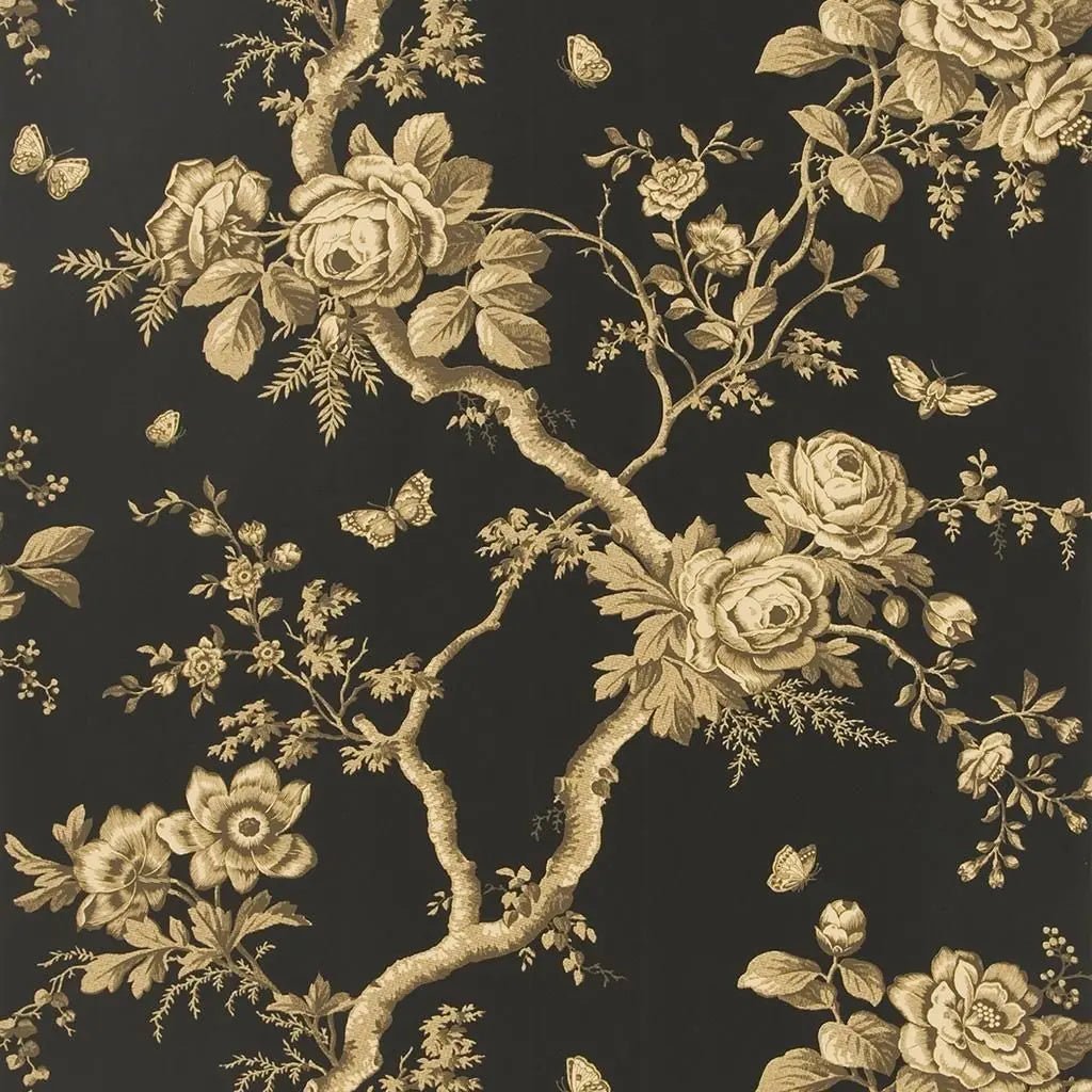 Ashfield Floral Wallpaper - Tobacco - Ralph Lauren - PRL027/06 - Premier Wallcovering