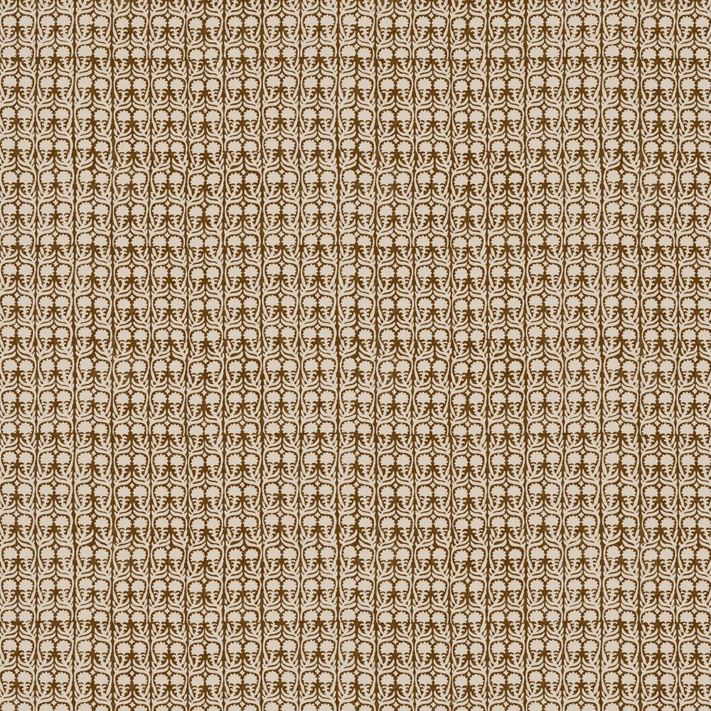 Ashok Wallpaper - Chocolate - Penny Morrison - ASHOK-CHOCO - Premier Wallcovering