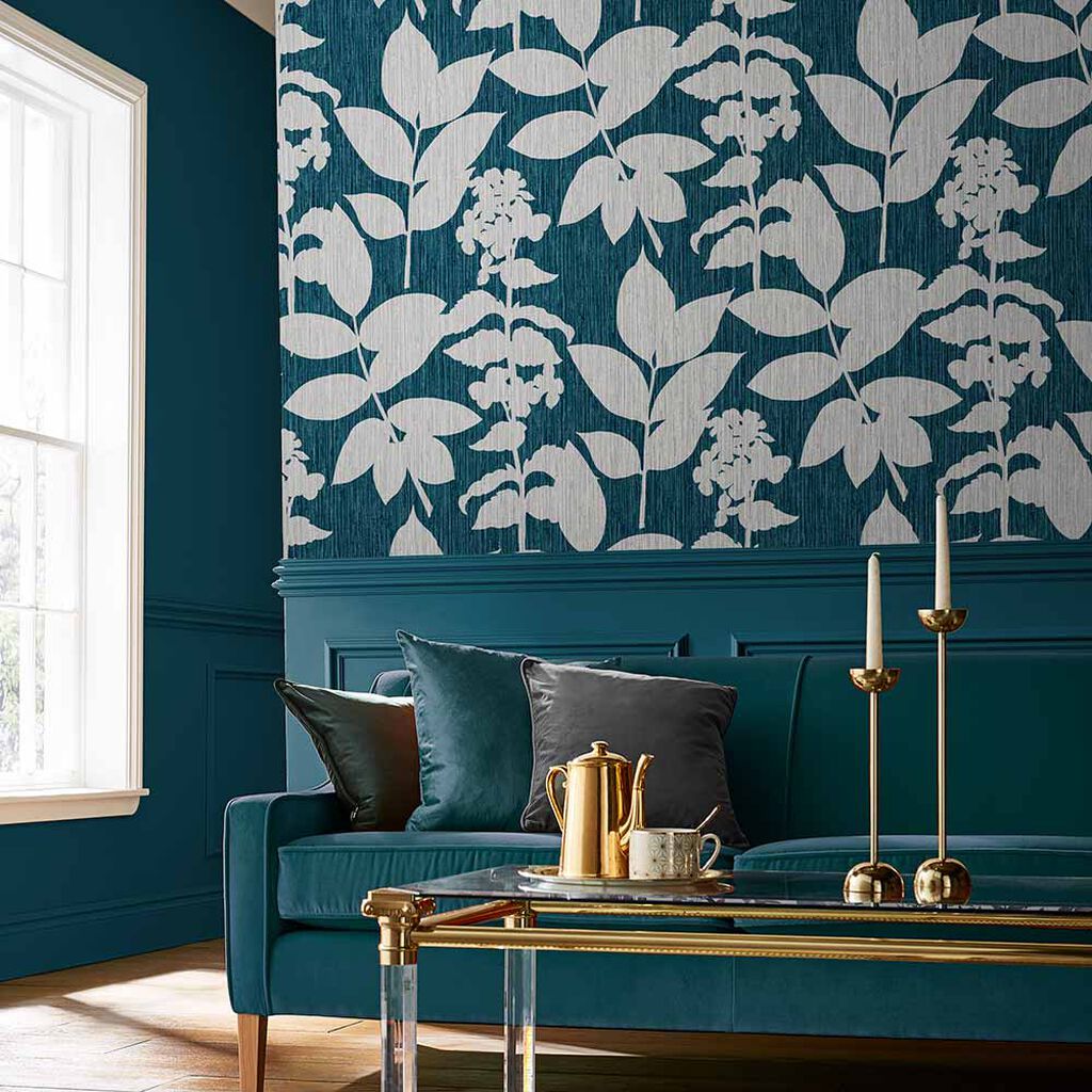 Aspen Wallpaper - Teal - Graham & Brown - 111723 - Premier Wallcovering