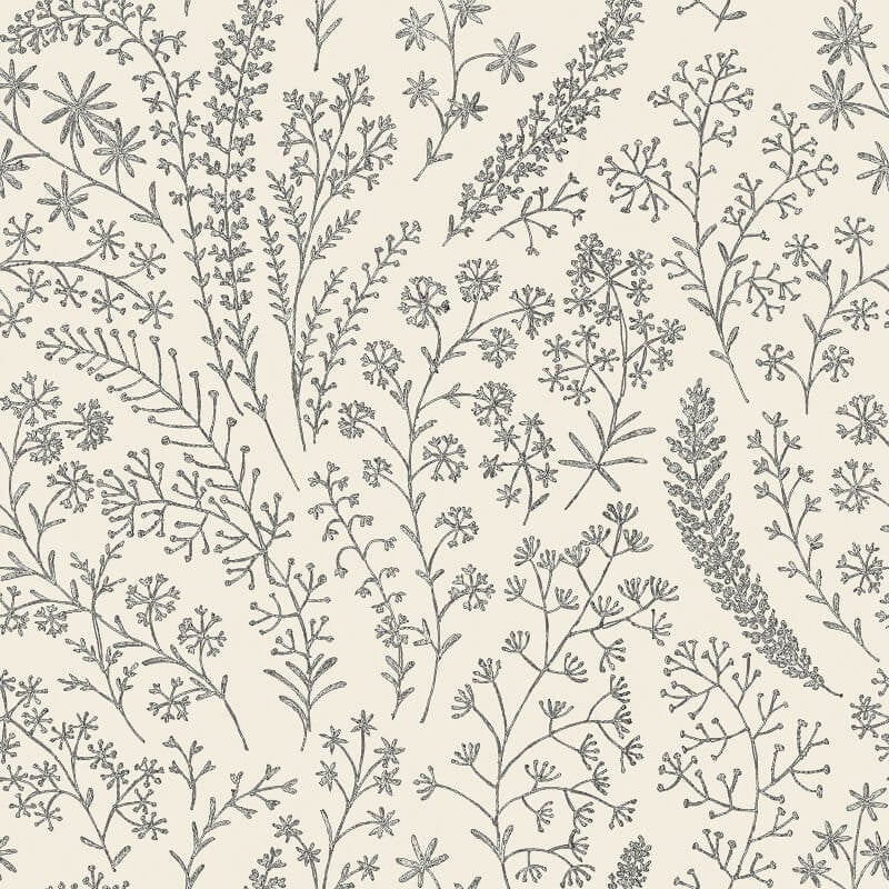 Asperia Astrid Trail Wallpaper - Cream/Navy - Grandeco - A58701 - Premier Wallcovering