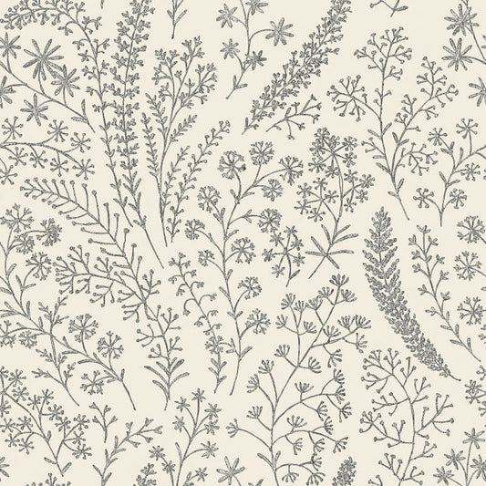 Asperia Astrid Trail Wallpaper - Cream/Navy - Grandeco - A58701 - Premier Wallcovering
