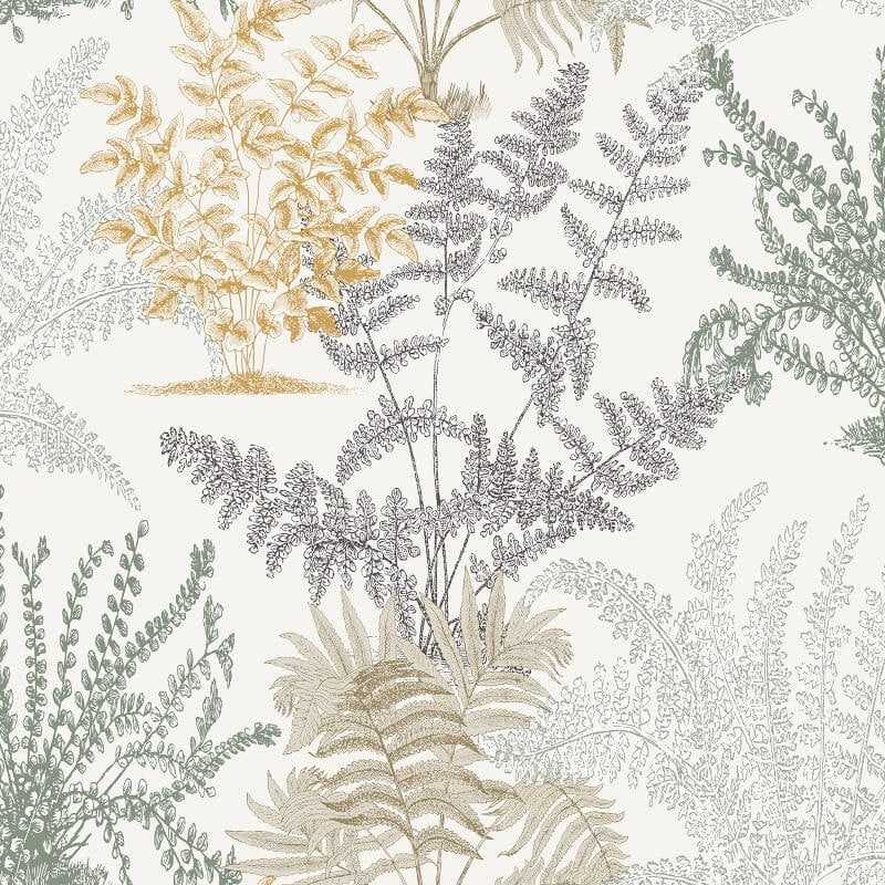 Asperia Lima Leaf Wallpaper - Cream Multi - Grandeco - A57101 - Premier Wallcovering
