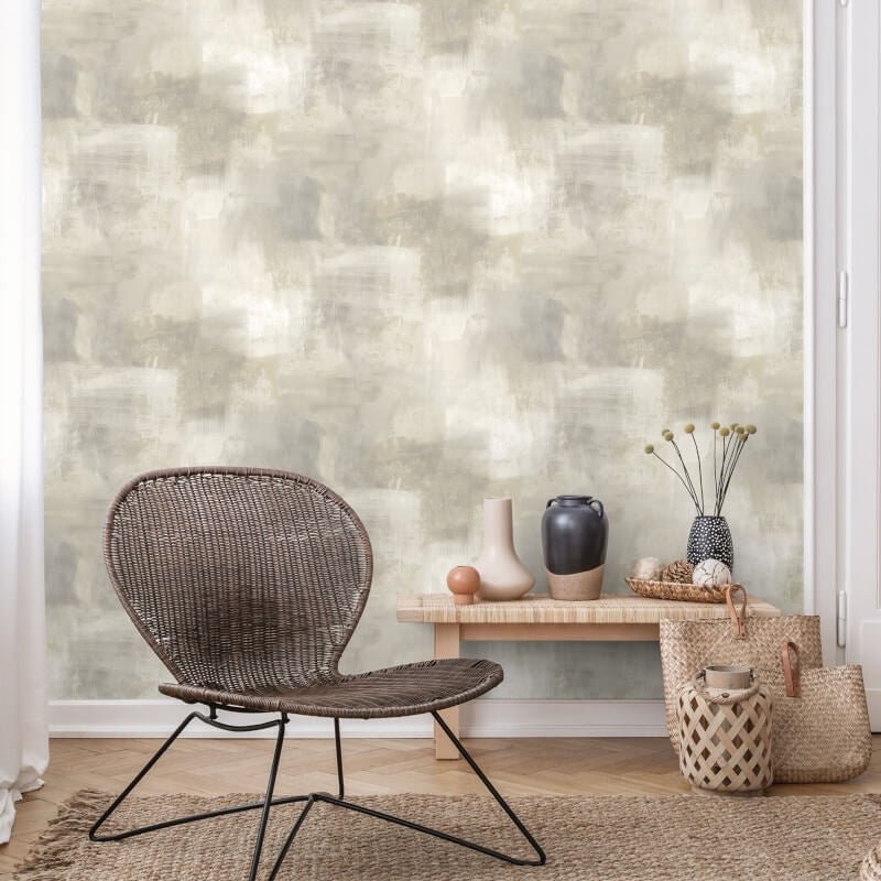 Asperia Metro Concrete Effect Wallpaper - Natural/Cream - Grandeco - A60002 - Premier Wallcovering