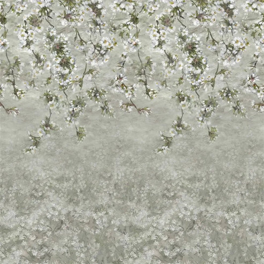 Assam Blossom Wallpaper - Platinum - PDG1133/01 - Designers Guild - Premier Wallcovering