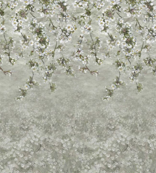 Assam Blossom Wallpaper - Platinum - PDG1133/01 - Designers Guild - Premier Wallcovering