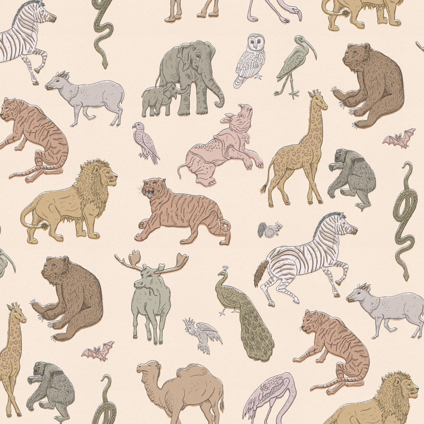 Assemble Wallpaper - Cashmere - Wear The Walls - ASCC894152 - Premier Wallcovering