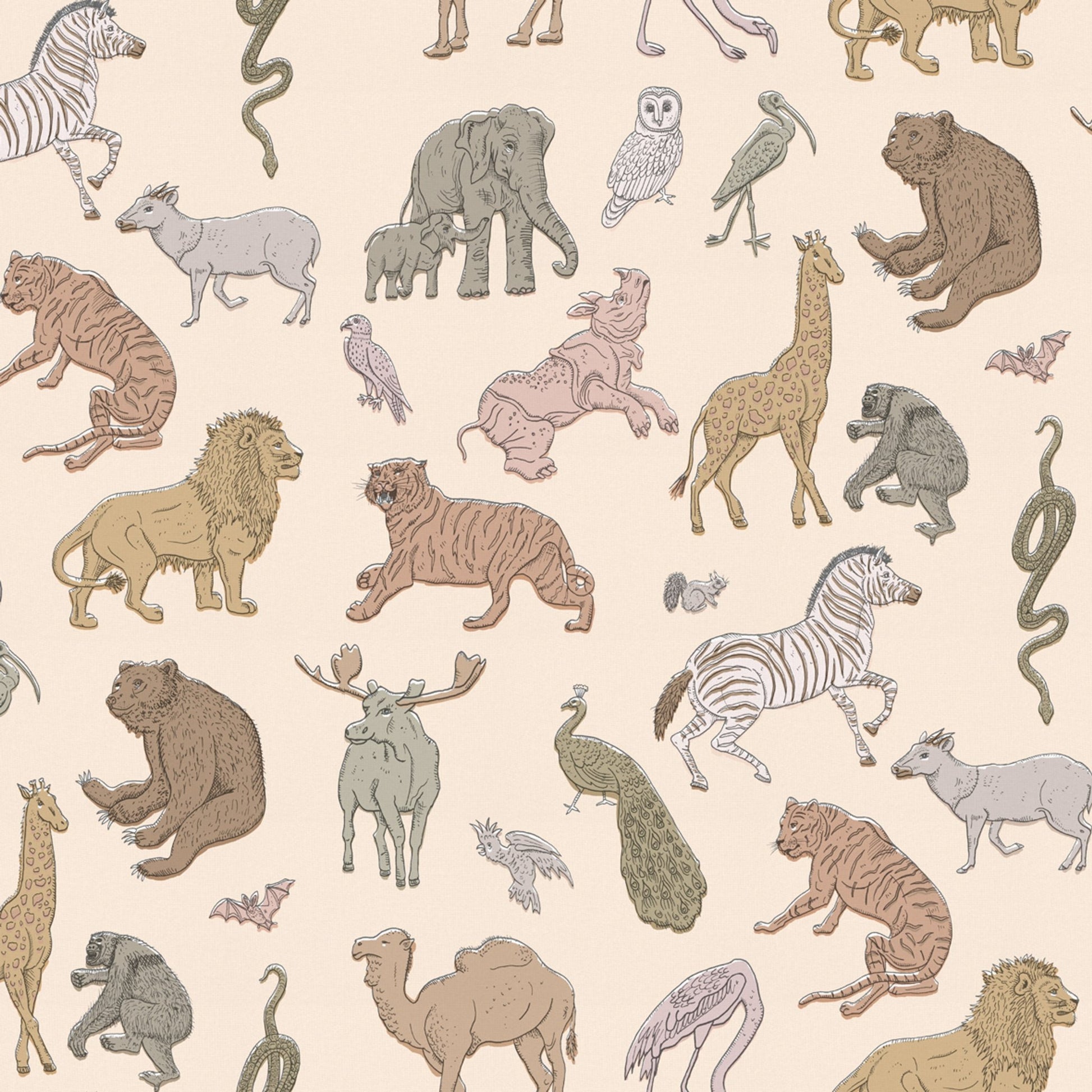 Assemble Wallpaper - Cashmere - Wear The Walls - ASCC894152 - Premier Wallcovering