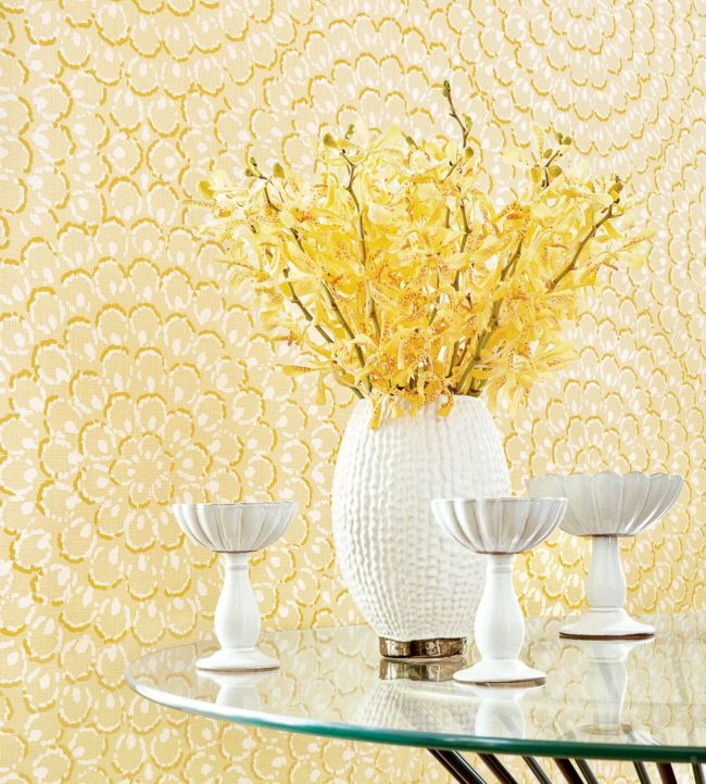 Aster Wallpaper - Beige - Thibaut - T4030 - Premier Wallcovering