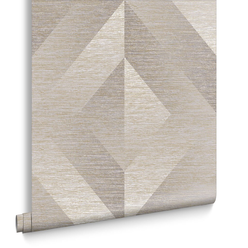 Atelier Geo Wallpaper - Stone - Graham & Brown - 107866 - Premier Wallcovering