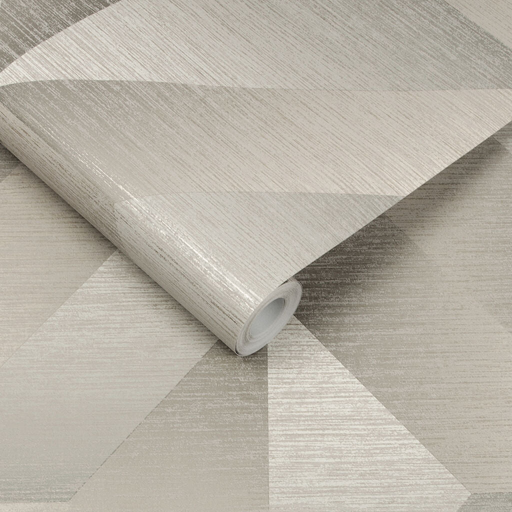 Atelier Geo Wallpaper - Stone - Graham & Brown - 107866 - Premier Wallcovering