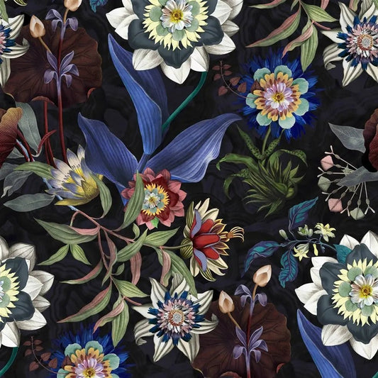 Atlantis Fabric - Jais - Christian Lacroix - FCL7067/02 - Premier Wallcovering