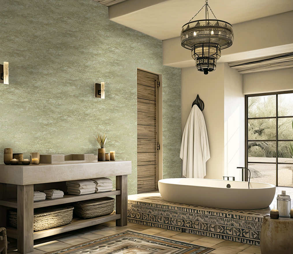 Atlas Wallpaper - Sage - Holden Décor - 66071 - Premier Wallcovering
