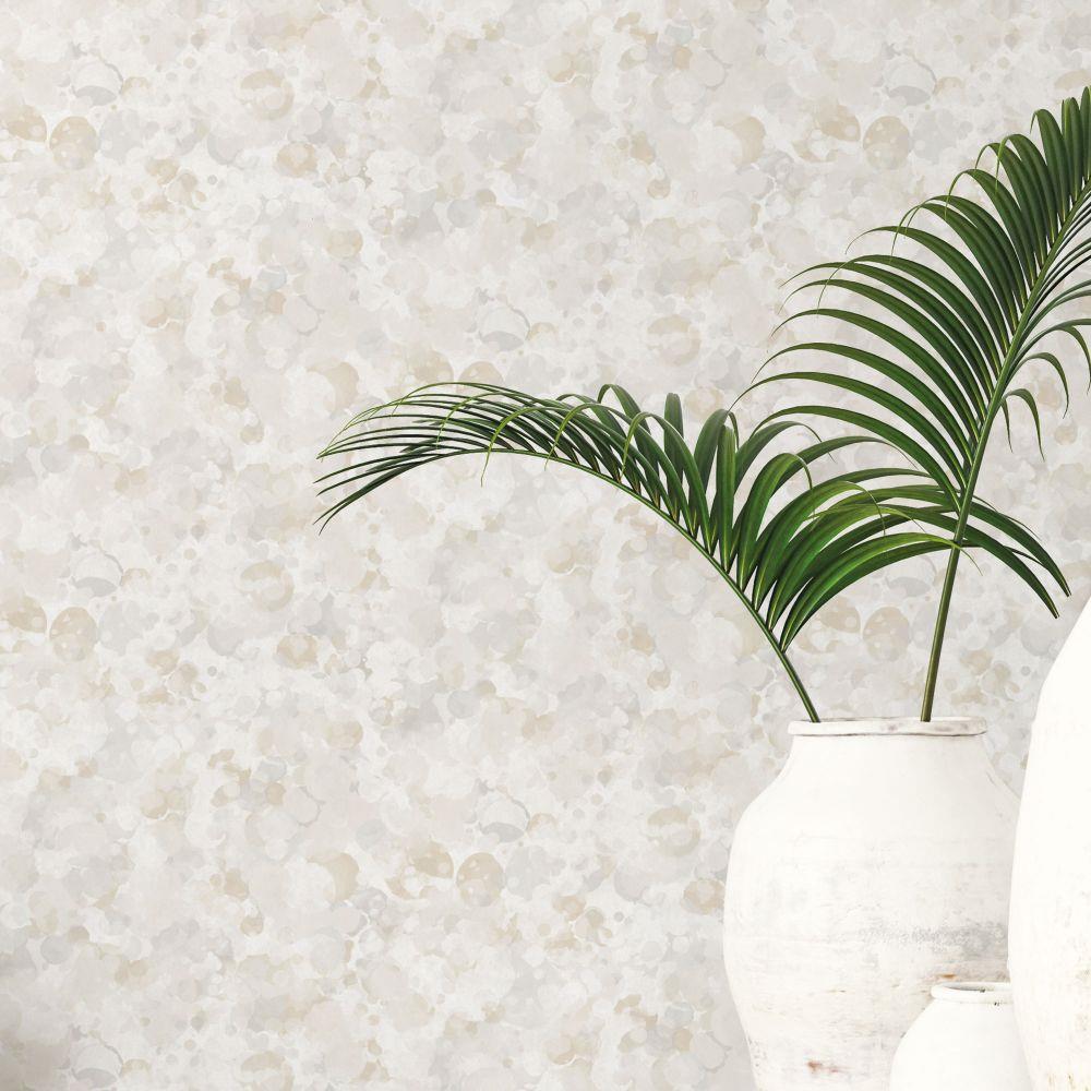 Atmosphere Bubble Up Wallpaper - Beige - Galerie - G78235 - Premier Wallcovering