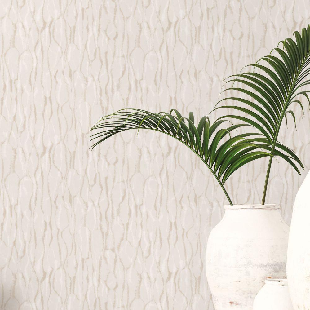 Atmosphere Drizzle Wallpaper - Beige - Galerie - G78240 - Premier Wallcovering