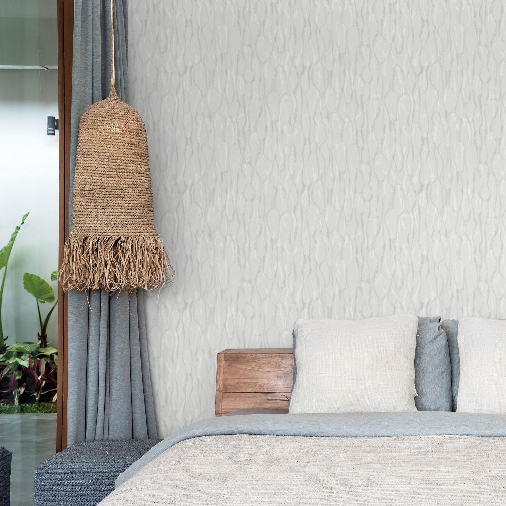 Atmosphere Drizzle Wallpaper - Off White - Galerie - G78242 - Premier Wallcovering