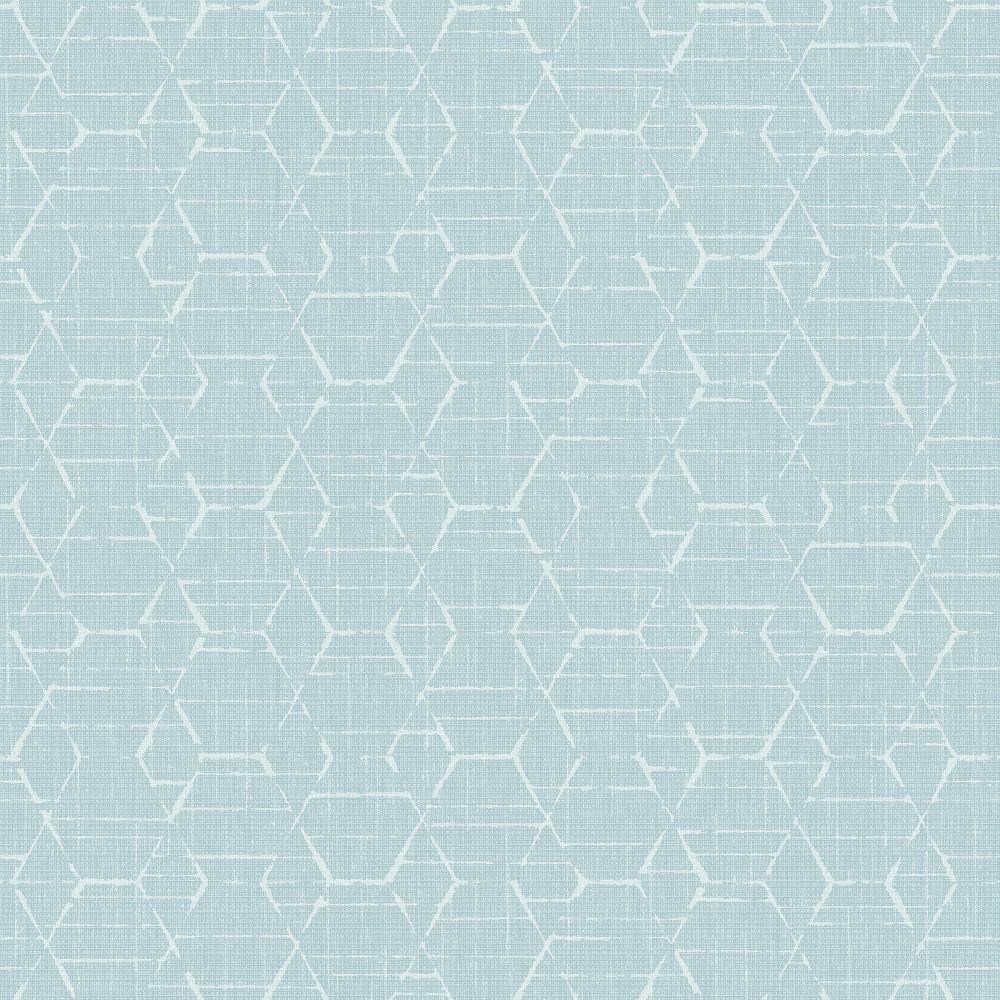 Atmosphere Hextex Wallpaper - Aqua - Galerie - G78245 - Premier Wallcovering