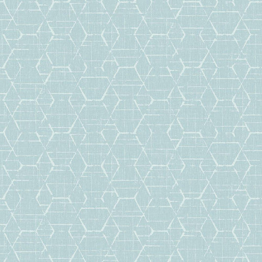Atmosphere Hextex Wallpaper - Aqua - Galerie - G78245 - Premier Wallcovering