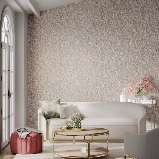 Atoll Wallpaper - Bronze/ Sailcloth - HTEW112768 - Harlequin - Premier Wallcovering