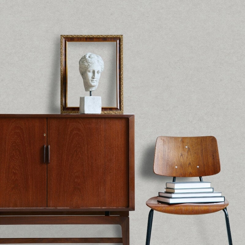 Attitude Casper Plain Texture Wallpaper - Grey - Grandeco - A65602 - Premier Wallcovering