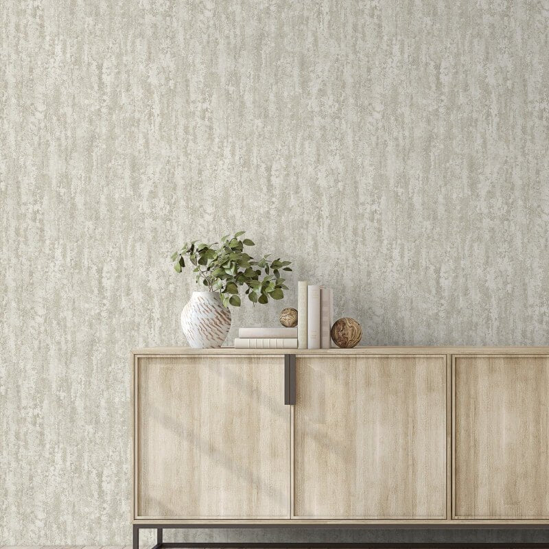 Attitude Rocks Concrete Effect Wallpaper - Beige - Grandeco - A66902 - Premier Wallcovering