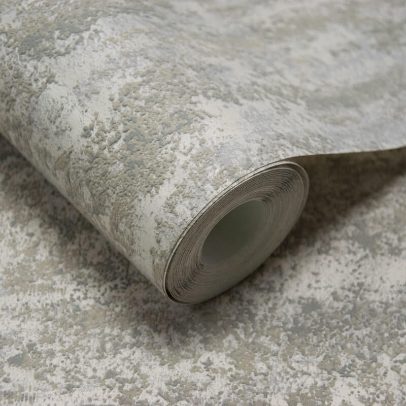 Attitude Rocks Concrete Effect Wallpaper - Taupe - Grandeco - A66903 - Premier Wallcovering