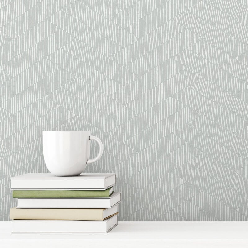 Attitude Ruby Geometric Wallpaper - Duck Egg - Grandeco - A65504 - Premier Wallcovering